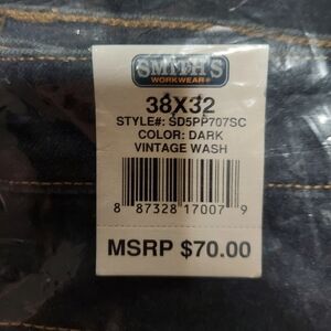 Fleece lined work jeans brand new
